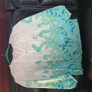 Lily Pulitzer Elsa Top in Palm Party